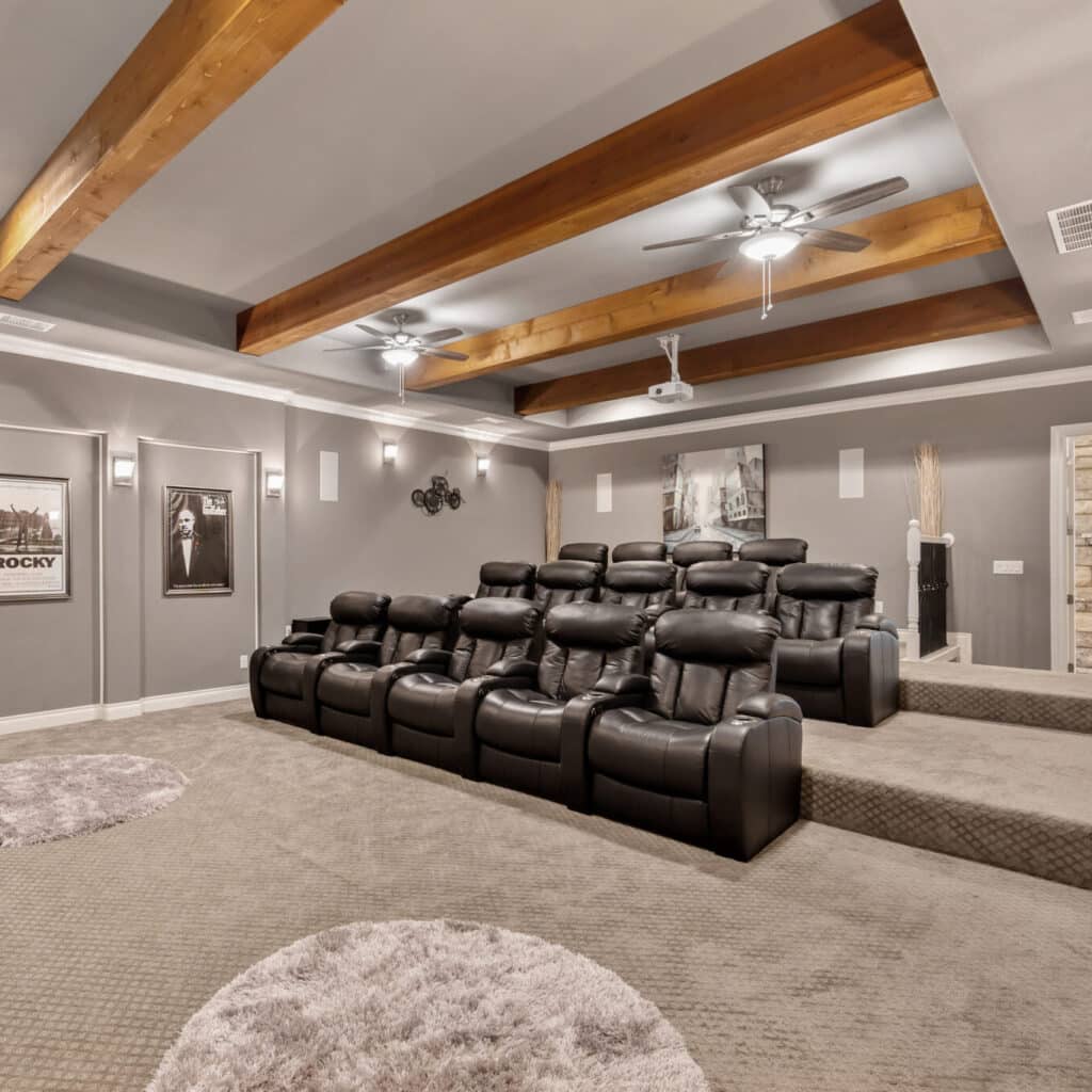 basement theater room construction